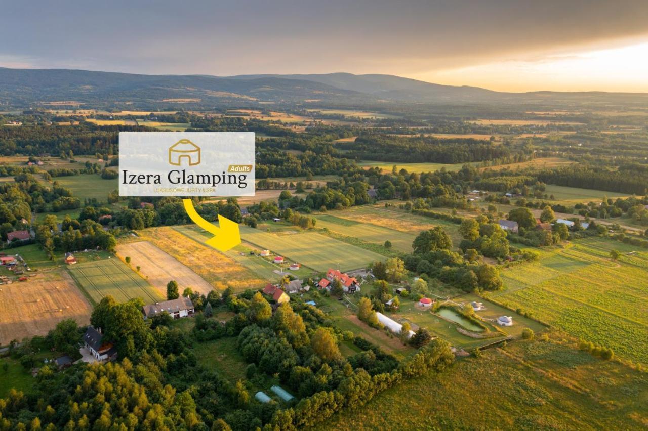 Izera Glamping Adults - Luksusowe Jurty&Spa Gajowka  Kültér fotó